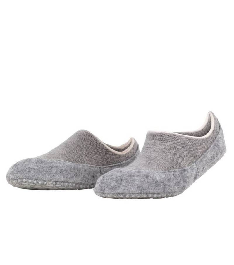 FALKE Cosyshoe (weiche Merinowolle) hellgrau Damen Hausschuh von FALKE