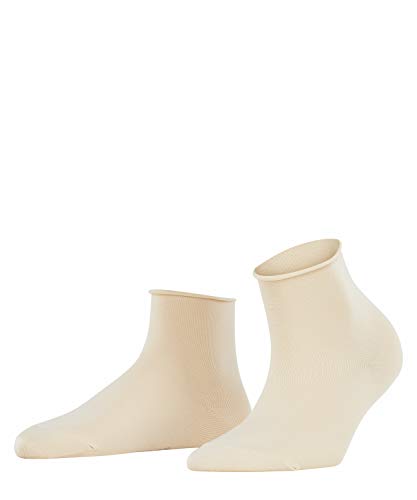 FALKE Cotton Touch Damen Socken cream (4019) 39-42 mit femininen Rollrand von FALKE