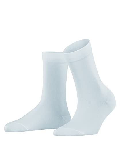 FALKE Damen Socken Cotton Touch W So Baumwolle einfarbig 1 Paar, Blau Light Blue 6594, 39-42 von FALKE