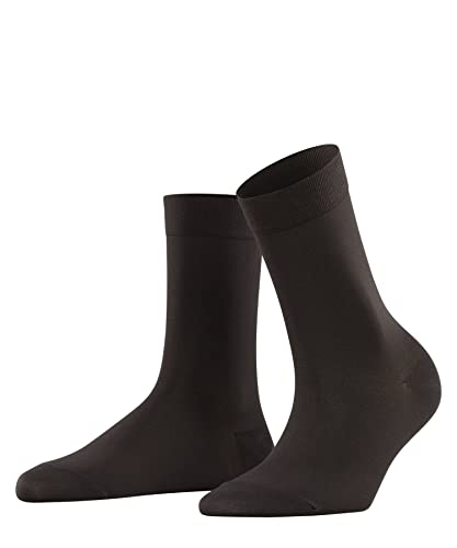 FALKE Damen Socken Cotton Touch W So Baumwolle einfarbig 1 Paar, Braun Dark Brown 5233, 39-42 von FALKE