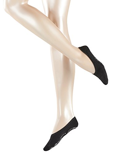 FALKE Damen 1 Paar Cozy Ballerina Slipper Socken mit Tragetasche (39-40, Schwarz) von FALKE