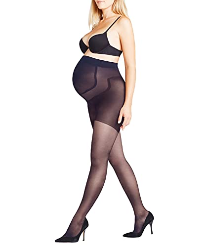 FALKE Damen 9 Months 20 DEN W TI Strumpfhose, Schwarz (Black 3009), S von FALKE