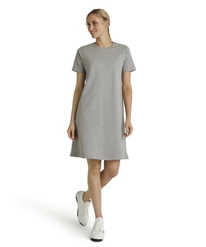 FALKE Damen Basic Light Sweat Dress W DR Baumwolle weich hautfreundlich 1 Stück Kleid, Grau (Grey-Heather 3757), S von FALKE