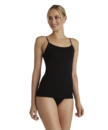 FALKE Damen Camisole Daily Natural W S/l Sh Baumwolle atmungsaktiv 1 Stück, Schwarz Black 3000, XS FALKE Damen Camisole Daily Natural W S/l Sh Baumwolle atmungsaktiv 1 Stück, Schwarz Black 3000, XS von FALKE