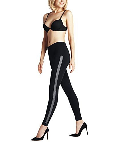 FALKE Damen Leggings Clean Intensity W LE Blickdicht gemustert 1 Stück, Blau (Marine 6179), M von FALKE