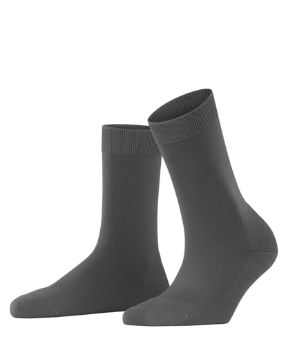 FALKE Damen ClimaWool W So Wolle Lyocell einfarbig Socken, Grau Flanell 3210, 39-40 von FALKE