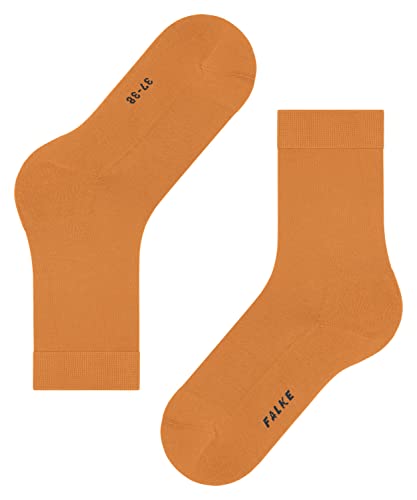 FALKE Damen Socken Climate Wool, Nachhaltiges Lyocell Schurwolle, 1 Paar, Orange (Toskana 1470), 39-40 von FALKE