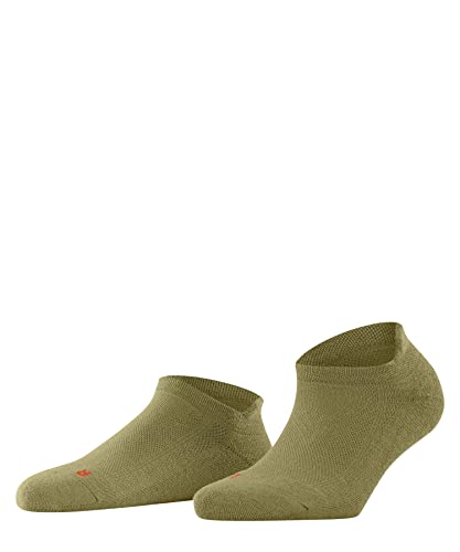 FALKE Damen Sneakersocken Cool Kick Sneaker W SN weich atmungsaktiv schnelltrocknend kurz einfarbig 1 Paar, Grün (Olive 7298), 35-36 von FALKE
