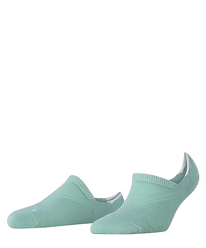 FALKE Damen Füßlinge Cool Kick Invisible W IN weich atmungsaktiv schnelltrocknend unsichtbar einfarbig 1 Paar, Grün (Jade 7188), 35-36 von FALKE