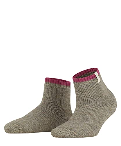 FALKE Damen Socken Cosy Plush W Sso Alpakawolle gemustert 1 Paar, Braun Nut Melange 4770, 35-38 von FALKE