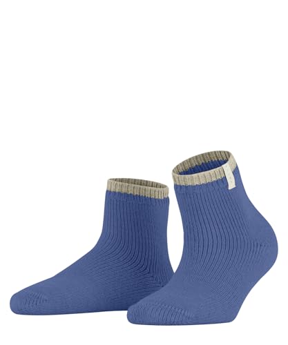 FALKE Damen Cosy Plush W SSO Alpakawolle Gemustert Socken, Blau Og Ribbon Blue 6318, 39-42 von FALKE