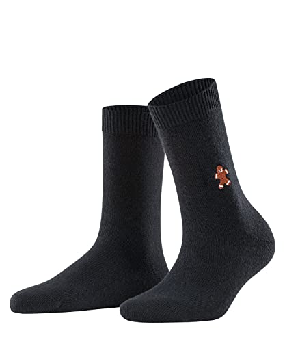 FALKE Damen Cosy Wool Gingerbread W SO Socken, Schwarz (Black 3009), 39-42 (UK 5.5-8 Ι US 8-10.5) von FALKE