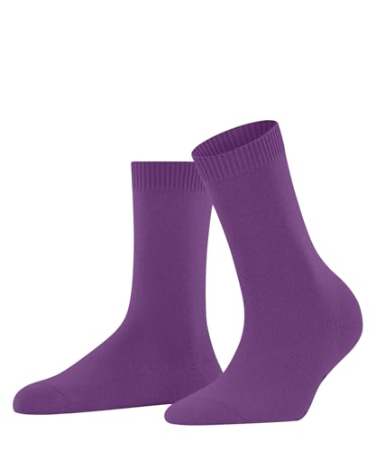 FALKE Damen Cosy Wool W So Wolle Kaschmir einfarbig Socken, Rot Phlox 8067, 35-38 von FALKE