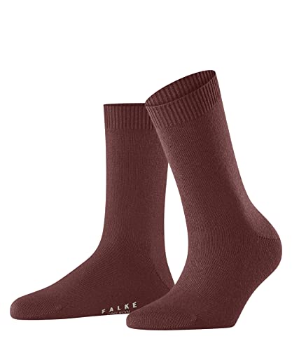 FALKE Damen Socken Cosy Wool, Wolle, 1 Paar, Rot (Rust 8214), 39-42 von FALKE