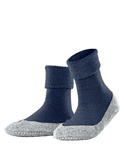 FALKE Damen Hausschuhe Cosyshoe, Wolle, 1 Paar, Blau (Lapisblue 6844), 37-38 von FALKE