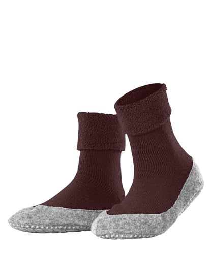 FALKE Damen Cosyshoe W Hp Wolle Rutschhemmende Noppen Stoppersocken, Braun Cayenne 5950, 39/40 EU von FALKE