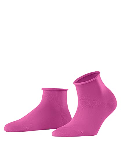 FALKE Damen Kurzsocken Cotton Touch W SSO Baumwolle einfarbig 1 Paar, Rosa (Hot Pink 8676), 35-38 von FALKE