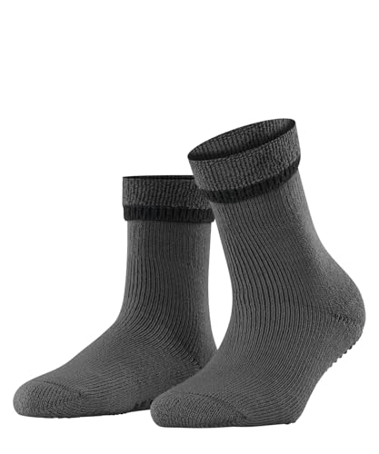 FALKE Damen Cuddle Pads W Hp Baumwolle Wolle Rutschhemmende Noppen Stoppersocken, Grau Flanell 3210, 35/38 EU von FALKE