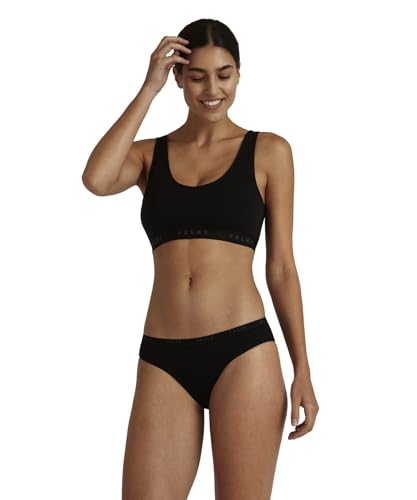 FALKE Damen Bustier Daily Comfort Multipack W Bu Baumwolle atmungsaktiv 2 Stück, Schwarz Black 3000, S von FALKE