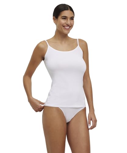 FALKE Damen Unterwäsche Daily Comfort Multipack W S/l Sh Baumwolle atmungsaktiv 2 Stück, Weiß White 2000, S von FALKE
