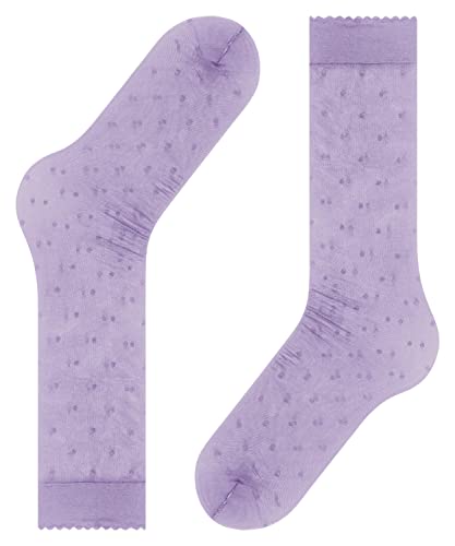 FALKE Damen Kniestrümpfe Dot 15 DEN W KH Transparent gemustert 1 Paar, Lila (Lupine 6903), 35-38 von FALKE