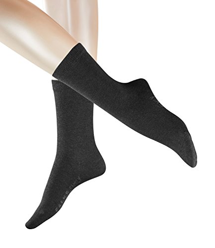 FALKE Damen Family Socken 47675 6 Paar, Farbe:Grau, Größe:35-38, Artikel:-3089 anthracite mel. von FALKE