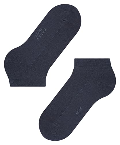 FALKE Damen Sneakersocken Family W SN nachhaltige biologische Baumwolle kurz einfarbig 1 Paar, Blau (Marine 6129) neu - umweltfreundlich, 35-38 von FALKE