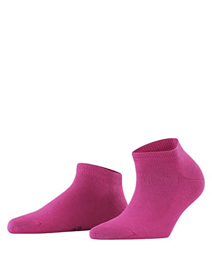 FALKE Damen Sneakersocken Family W SN nachhaltige biologische Baumwolle kurz einfarbig 1 Paar, Rot (Berry 8390) neu - umweltfreundlich, 35-38 von FALKE