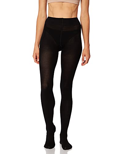 FALKE Damen Strumpfhose Family W TI nachhaltige biologische Baumwolle einfarbig 1 Stück, Schwarz (Black 3009) neu - umweltfreundlich, 40-42 von FALKE