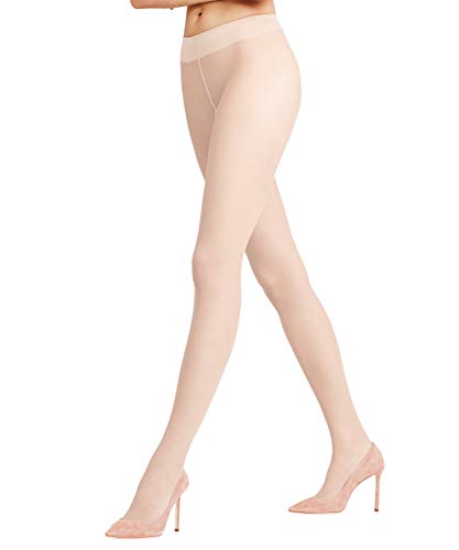 FALKE Damen Strumpfhose Matt Deluxe 20 DEN W TI transparent einfarbig 1 Stück, Hautfarben (Crystal 4409), M von FALKE