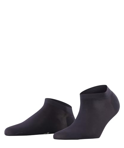 FALKE Damen Sneakersocken Fine Softness 50 DEN W Sn halb-blickdicht kurz einfarbig 1 Paar, Blau Dark Navy 6370, 35-38 von FALKE