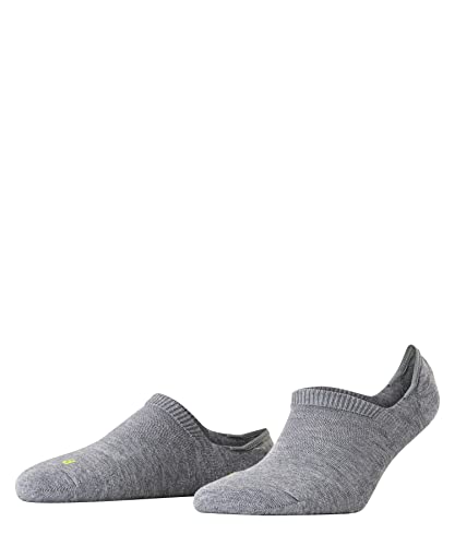 FALKE Damen Füßlinge Cool Kick Invisible W In weich atmungsaktiv schnelltrocknend unsichtbar einfarbig 1 Paar, Grau Light Grey 3400-O, 35-36 von FALKE