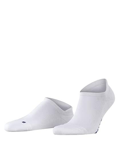 FALKE Unisex Sneakersocken Cool Kick Sneaker U Sn weich atmungsaktiv schnelltrocknend kurz einfarbig 1 Paar, Weiß White 2000-O, 39-41 von FALKE