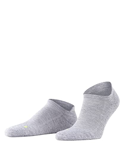 FALKE Unisex Sneakersocken Cool Kick Sneaker U Sn weich atmungsaktiv schnelltrocknend kurz einfarbig 1 Paar, Grau Light Grey 3400-O, 39-41 von FALKE