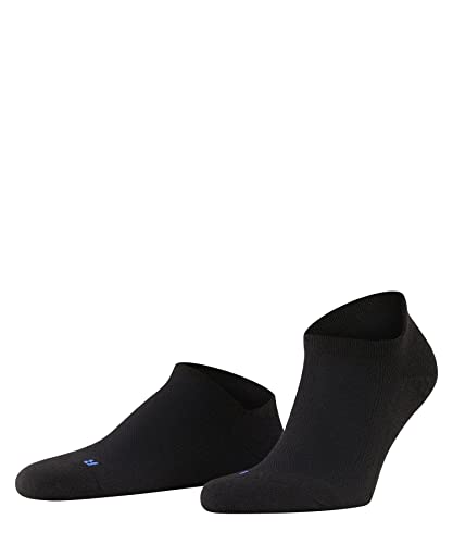 FALKE Unisex Sneakersocken Cool Kick Sneaker U Sn weich atmungsaktiv schnelltrocknend kurz einfarbig 1 Paar, Schwarz Black 3000-O, 37-38 von FALKE