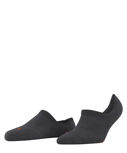FALKE Damen Füßlinge Cool Kick Invisible W In weich atmungsaktiv schnelltrocknend unsichtbar einfarbig 1 Paar, Grau Dark Grey 3970, 35-36 von FALKE