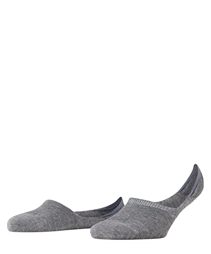 FALKE Damen Füßlinge Invisible Step High Cut W In Baumwolle unsichtbar einfarbig 1 Paar, Grau Light Grey Melange 3390, 35-36 von FALKE
