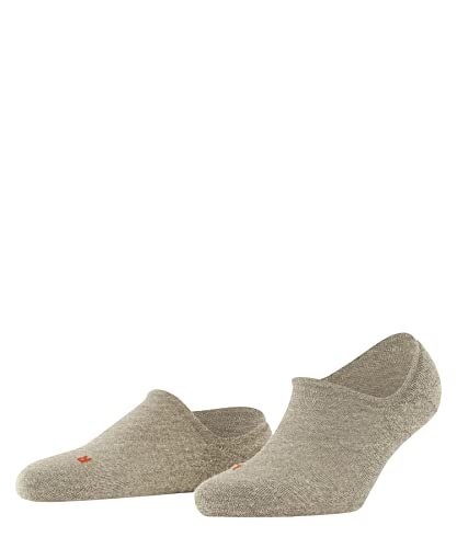 FALKE Damen Füßlinge Keep Warm W IN Wolle unsichtbar einfarbig 1 Paar, Beige (Beige Melange 4043), 35-36 von FALKE