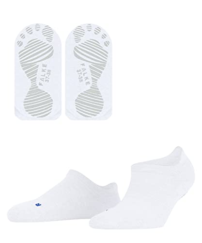 FALKE Damen Hausschuh-Socken Cool Kick W HP Weich atmungsaktiv schnelltrocknend rutschhemmende Noppen 1 Paar, Weiß (White 2000), 39-41 von FALKE