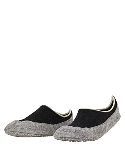 FALKE Damen Stoppersocken Cosyshoe Invisible W HP Wolle rutschhemmende Noppen 1 Paar, Grau (Anthracite Melange 3082), 39-40 von FALKE