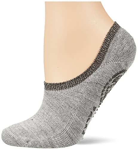 FALKE Damen Hausschuhe Cosy Ballerina, Wolle, 1 Paar, Grau (Light Grey 3400), 39-40 von FALKE