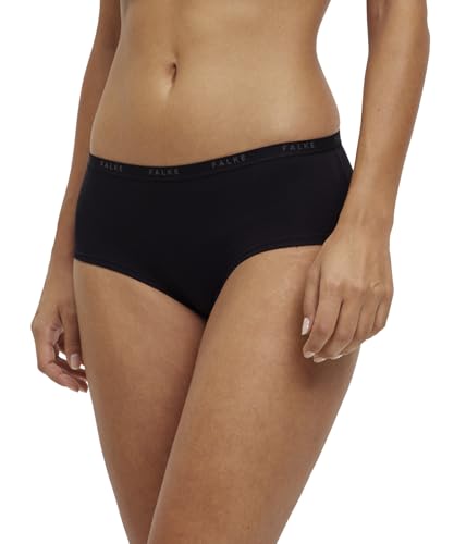 FALKE Damen Hipster-Höschen Daily Comfort Multipack W Bhp Baumwolle atmungsaktiv 2 Stück, Schwarz Black 3000, XXL von FALKE
