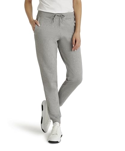 FALKE Damen Hose Basic Light Sweat Pants W Tr Baumwolle bequem komfortabel lässig druckfreier Komfortbund 1 Stück, Grau Grey-Heather 3757, S von FALKE