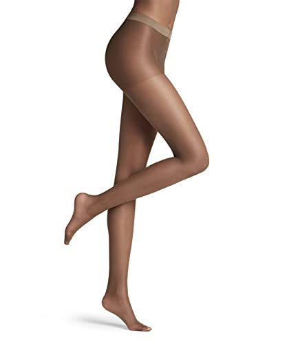 FALKE Damen Invisible Deluxe 8 DEN W TI Ultra-transparent einfarbig 1 Stück Strumpfhose, Braun (Coffee 5309), S von FALKE