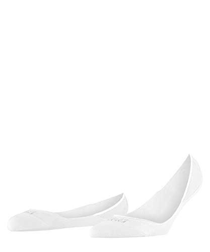 FALKE Damen Invisible Step Medium Cut W IN Baumwolle unsichtbar einfarbig 1 Paar Füßlinge, Blickdicht, Weiß (White 2009), 39-40 von FALKE
