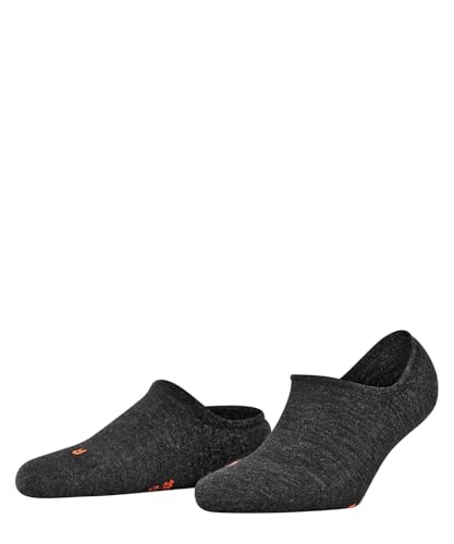 FALKE Damen Füßlinge Keep Warm W In Wolle unsichtbar einfarbig 1 Paar, Grau Anthracite Melange 3080, 37-38 von FALKE