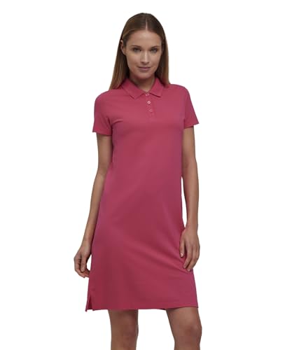FALKE Damen Kleid Basic Pique Polo Dress W Dr Baumwolle weich bequem lässig komfortable Passform 1 Stück, Lila Fuchsia 8856, S von FALKE