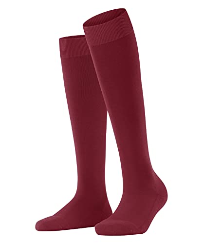 FALKE Damen Kniestrümpfe ClimaWool W Kh Wolle Lyocell lang einfarbig 1 Paar, Rot Scarlet 8228, 41-42 von FALKE
