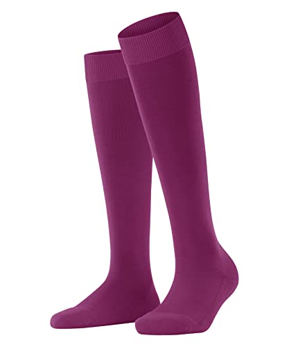 FALKE Damen Kniestrümpfe ClimaWool W Kh Wolle Lyocell lang einfarbig 1 Paar, Rot Berry 8390, 39-40 von FALKE