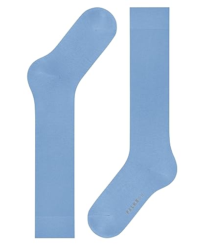 FALKE Damen Kniestrümpfe Cotton Touch Baumwolle lang einfarbig 1 Paar, Blau (Arcticblue 6367), 39-42 von FALKE